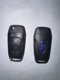 2013 - 2016 Ford Fusion Flip Key Fob 4B FCC# N5F-A08TAA Aftermarket WITH LOGO