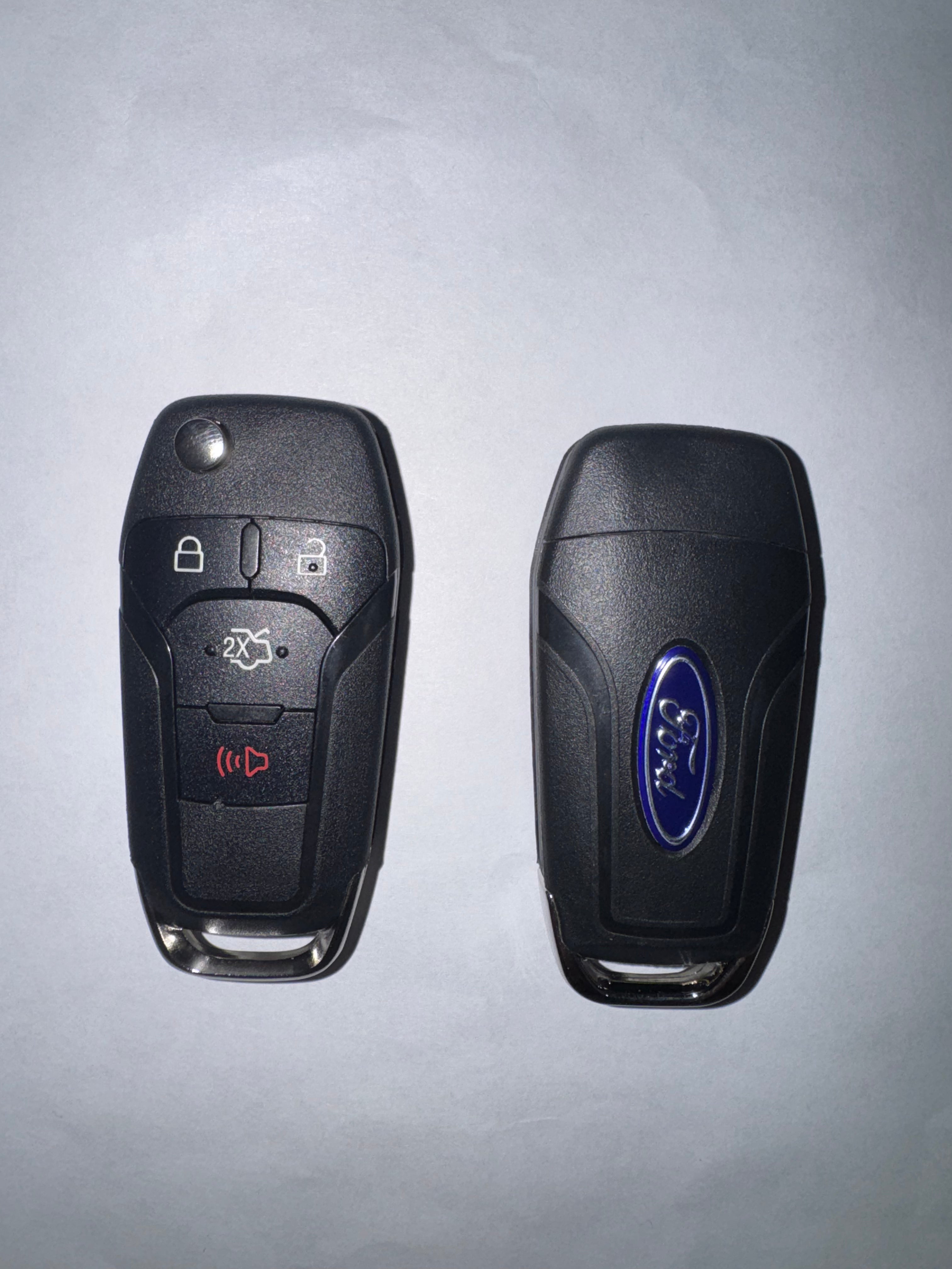2013 - 2016 Ford Fusion Flip Key Fob 4B FCC# N5F-A08TAA Aftermarket WITH LOGO